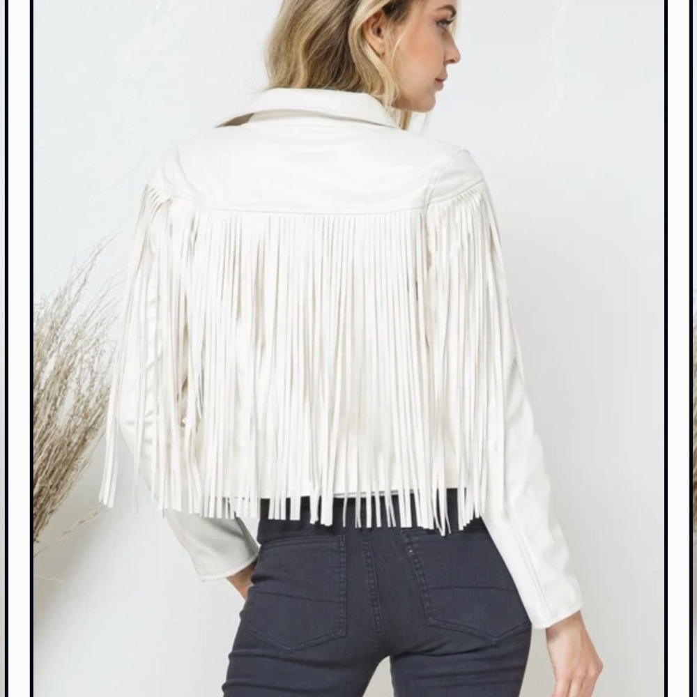 Moto Fringe Jacket